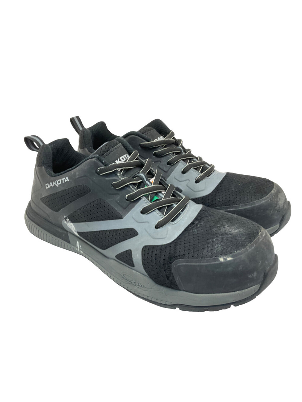 Dakota Men's Low-Cut Composite Toe 3821 Athletic Work Shoes Black/Grey Size 9.5M